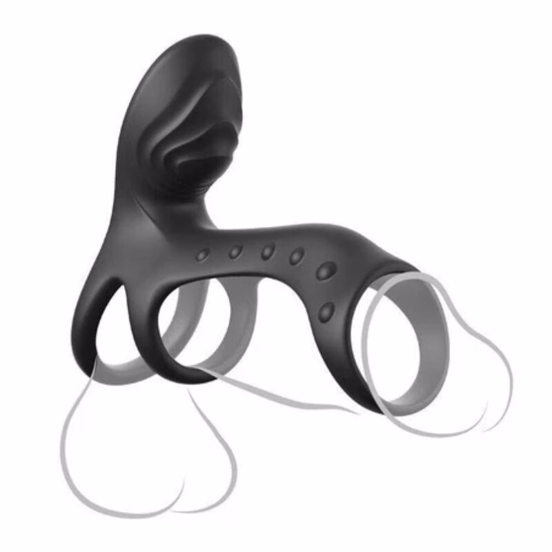 FANTASY C-RINGZ - ANILLO VIBRADOR PARA PAREJAS ULTIMATE COUPLES CAGE PRO 19.5 CM - Imagen 2