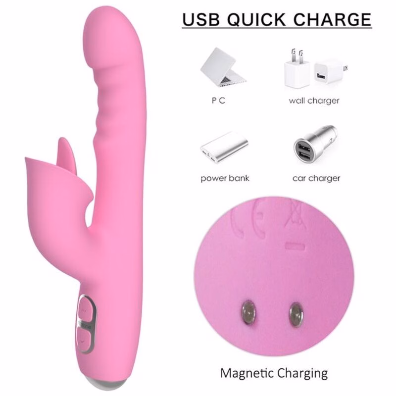NALONE - T-MAY VIBRADOR RABBIT CON EMPUJE Y MOVIMIENTO OSCILANTE - Imagen 8