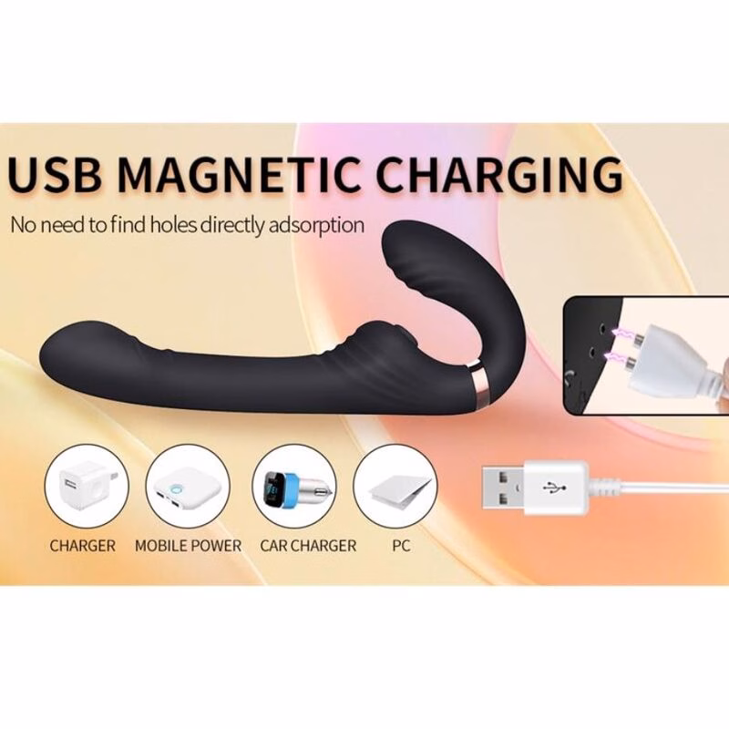 NALONE - ALLOW VIBRADOR DOBLE CON ROTACIÓN Y EMPUJE NEGRO - Imagen 7