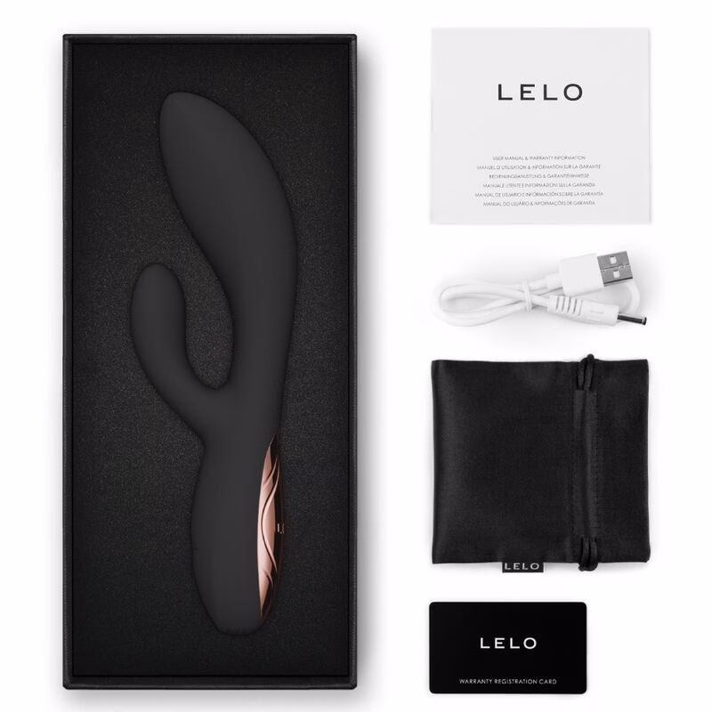 LELO - INA THRUST VIBRADOR RABBIT CON EMPUJE NEGRO - Imagen 10