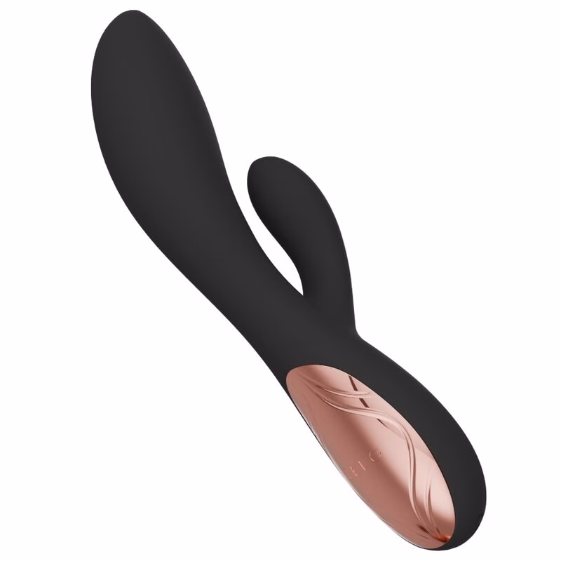LELO - INA THRUST VIBRADOR RABBIT CON EMPUJE NEGRO - Imagen 4
