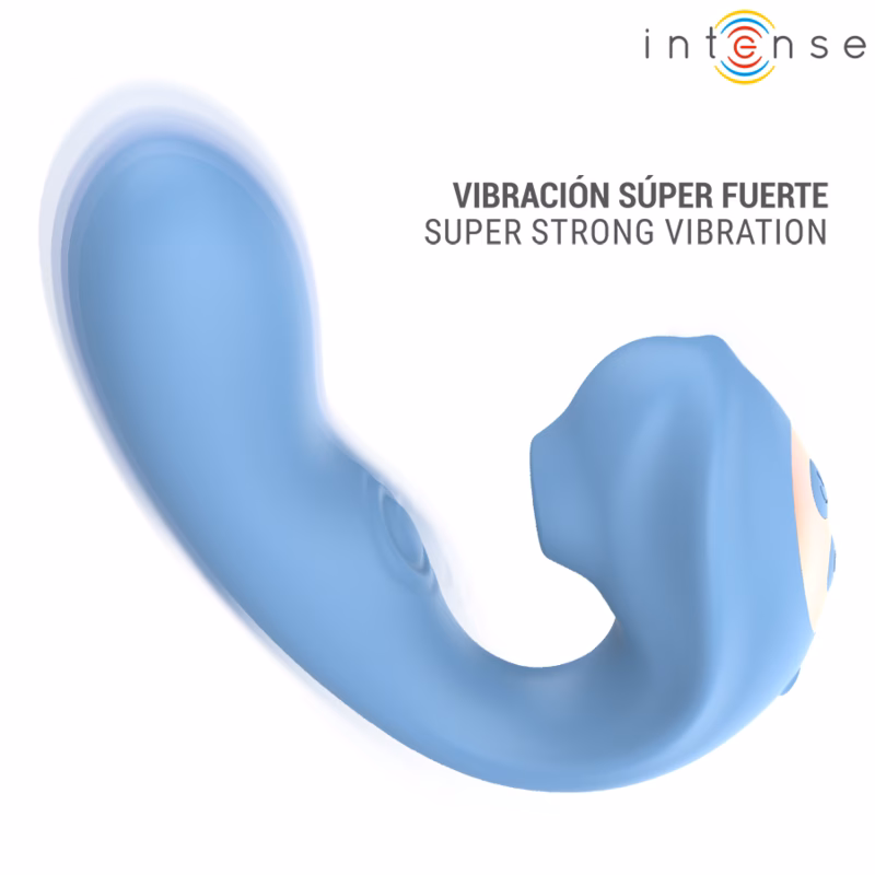 INTENSE - GINA ESTIMULADOR DE CLÍTORIS MULTIFUNCIÓN AZUL - Imagen 5