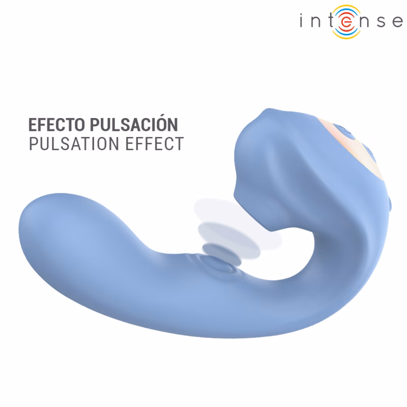 INTENSE - GINA ESTIMULADOR DE CLÍTORIS MULTIFUNCIÓN AZUL - Imagen 4
