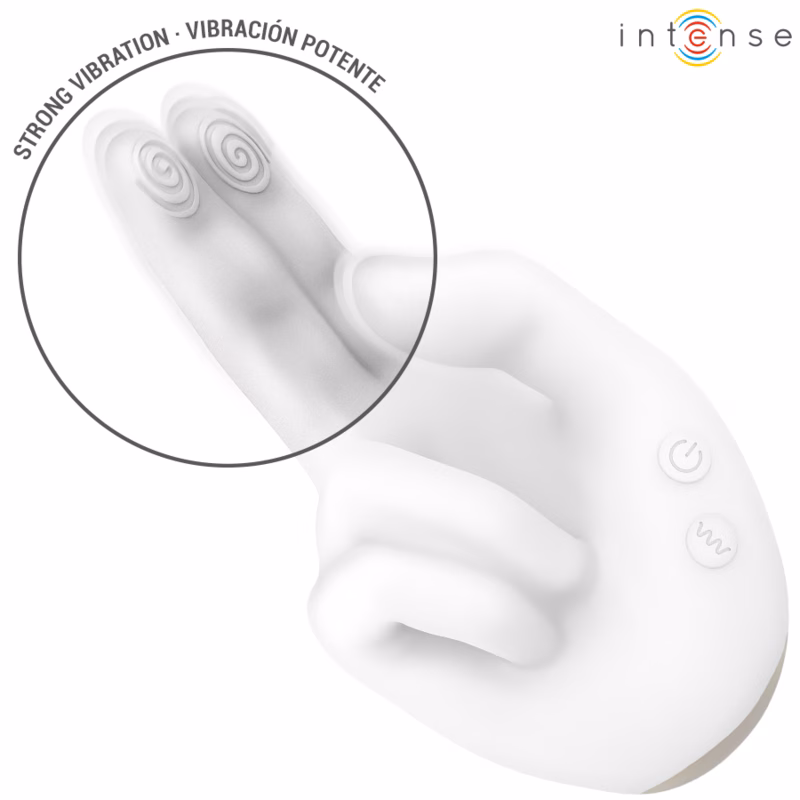 INTENSE - JIMMY ESTIMULADOR MULTIFUNCIÓN CON FORMA DE MANO, VIBRACIÓN Y CALOR - Imagen 5
