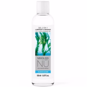 MIXGLISS - GEL NÜ 2 EN 1 LUBRICANTE BASE AGUA Y MASAJE NURU ALGA 150 ML
