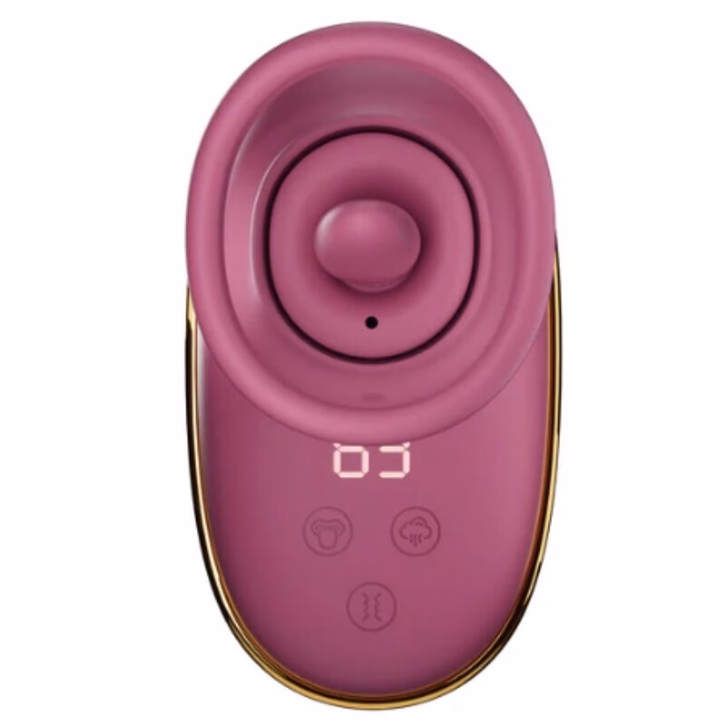 SHE.E.O - BOMBA AUTOMÁTICA ESTIMULADORA DE CLÍTORIS CON EFECTO LICKING MORADA - Imagen 3
