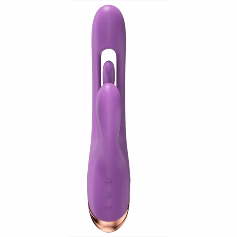 SHE.E.O - VIBRADOR RABBIT PUNTO G CON MOVIMIENTO DIGITAL MORADO - Imagen 3