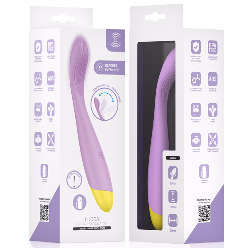 INTENSE - LUCCA G-POINT ESTIMULADOR FLEXIBLE RECARGABLE USB - Imagen 8