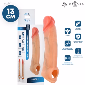 MR INTENSE - SIMON S FUNDA DE PENE SILICONA 13 CM -Ø- 4 CM