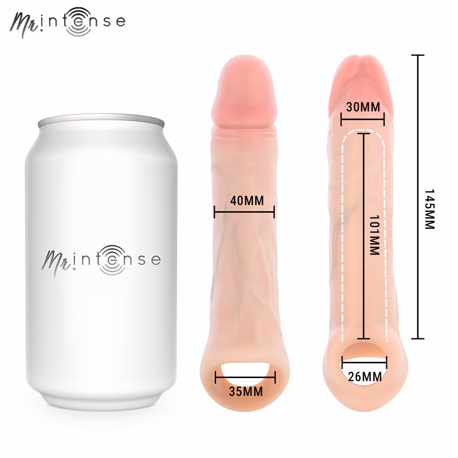MR INTENSE - SIMON M FUNDA PARA EL PENE SILICONA 14.5 CM -Ø- 4 CM - Imagen 5