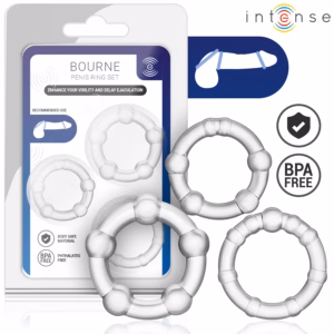 INTENSE - BOURNE SET DE 3 ANILLOS