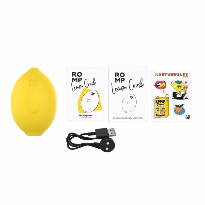 ROMP - LEMON CRUSH ESTIMULADOR DE CLÍTORIS POR ONDAS DE PRESIÓN AMARILLO - Imagen 12