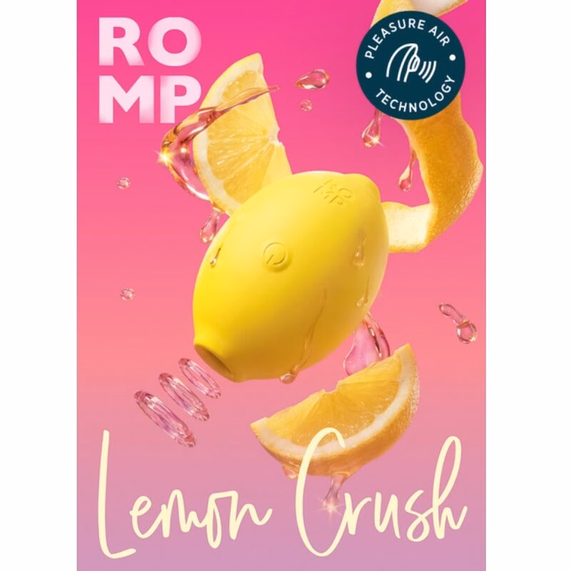 ROMP - LEMON CRUSH ESTIMULADOR DE CLÍTORIS POR ONDAS DE PRESIÓN AMARILLO - Imagen 13