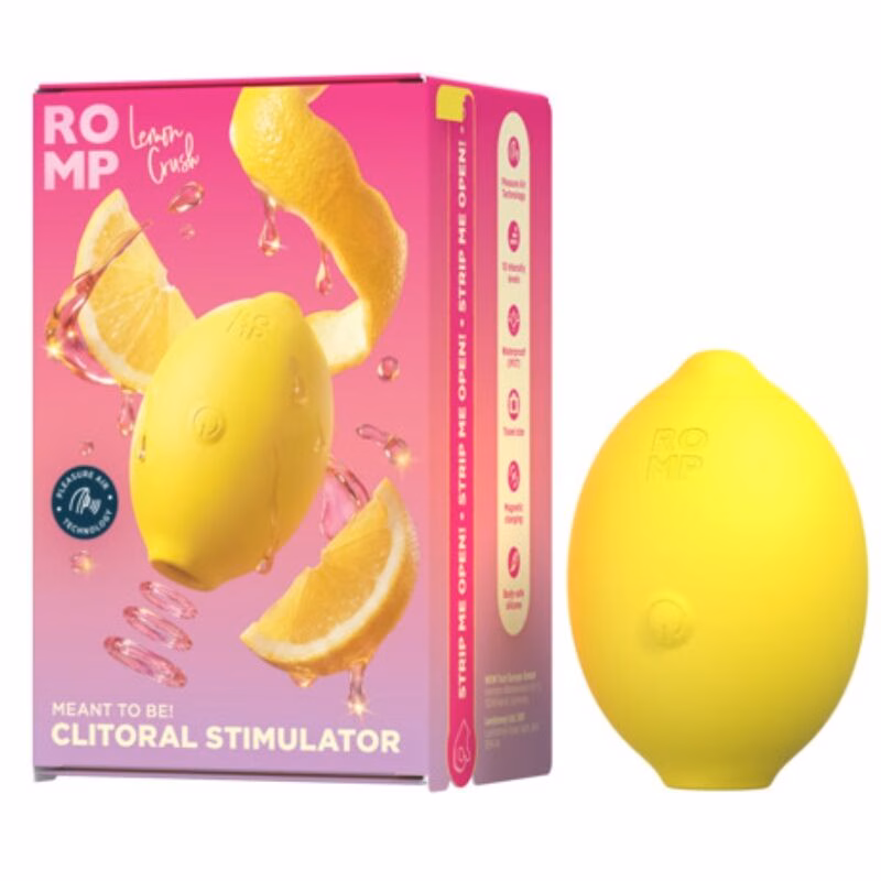 ROMP - LEMON CRUSH ESTIMULADOR DE CLÍTORIS POR ONDAS DE PRESIÓN AMARILLO - Imagen 8