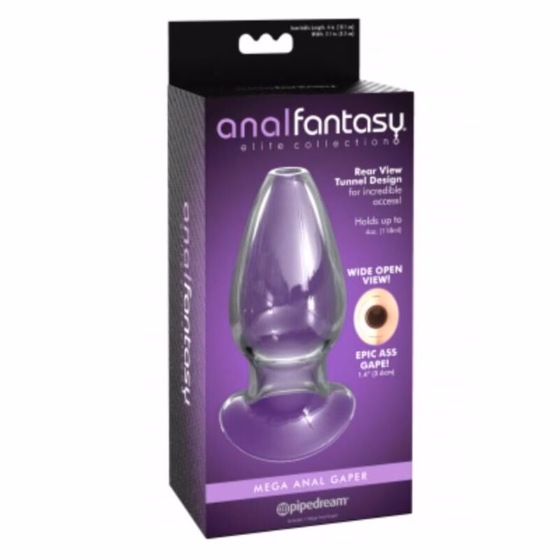 ANAL FANTASY ELITE - PLUG ANAL MEGA ANAL GAPER TRANSPARENTE - Imagen 3