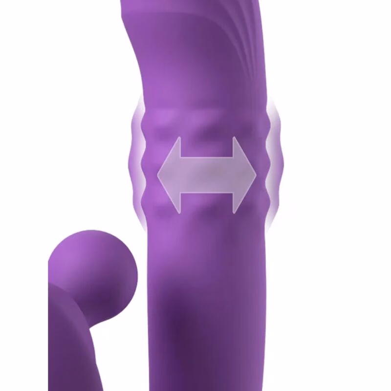 FANTASY FOR HER - HARMONI PRO PURPLE VIBRADOR RABBIT PARA PUNTO G Y CLÍTORIS - Imagen 4