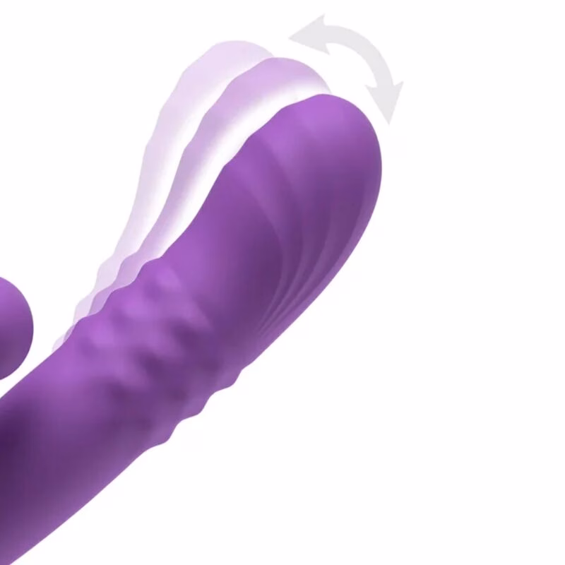 FANTASY FOR HER - HARMONI PRO PURPLE VIBRADOR RABBIT PARA PUNTO G Y CLÍTORIS - Imagen 6
