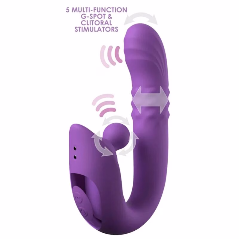 FANTASY FOR HER - HARMONI PRO PURPLE VIBRADOR RABBIT PARA PUNTO G Y CLÍTORIS - Imagen 2
