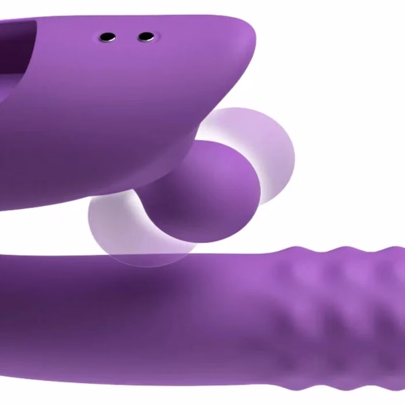 FANTASY FOR HER - HARMONI PRO PURPLE VIBRADOR RABBIT PARA PUNTO G Y CLÍTORIS - Imagen 5