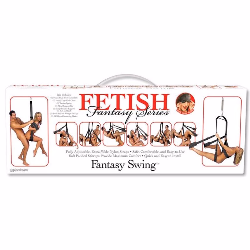 FETISH FANTASY SERIES - COLUMPIO ERÓTICO FANTASY SWING NEGRO - Imagen 10