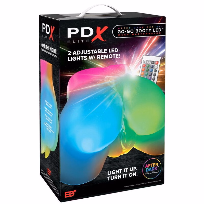 PDX ELITE - GO-GO BOOTY LED MEGA MASTURBADOR MASCULINO ILUMINADO - Imagen 2