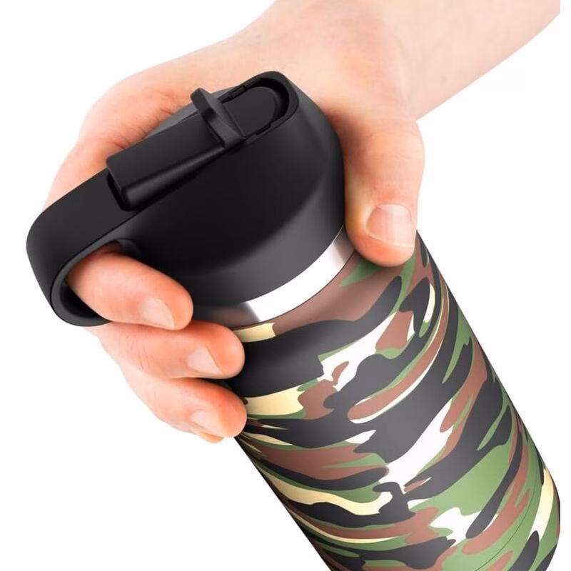 PDX PLUS - MASTURBADOR DISCRETO FAP FLASK HAPPY CAMPER CAMUFLAJE - Imagen 3