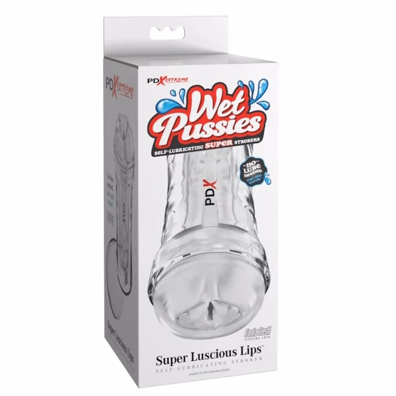 PDX EXTREME - WET PUSSIES SUPER LUSCIOUS LIPS MASTURBADOR MASCULINO - Imagen 7