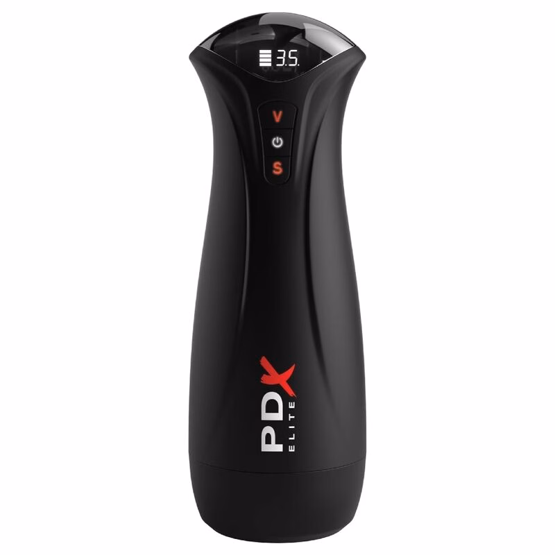 PDX ELITE - MASTURBADOR MASCULINO FAP-GASM CLEAR CON SUCCIÓN INTERMITENTE - Imagen 2