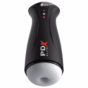PDX ELITE - MASTURBADOR MASCULINO FAP-GASM CLEAR CON SUCCIÓN INTERMITENTE