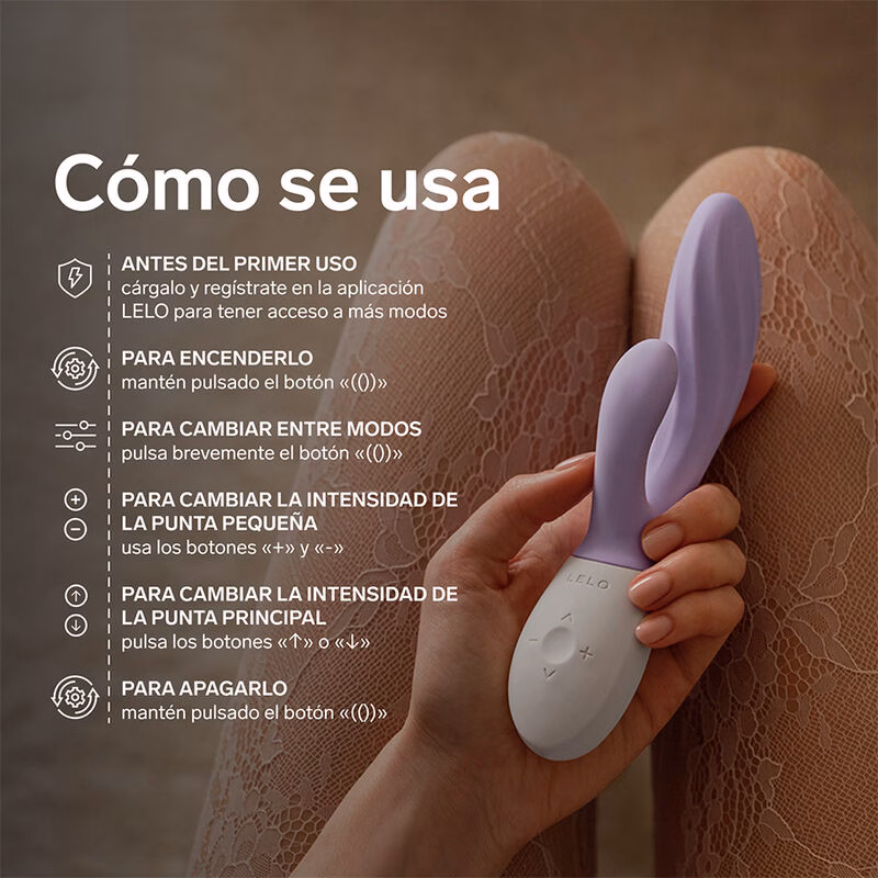 LELO - INA TWIST VIBRADOR RABBIT PUNTO G Y CLÍTORIS LAVANDA - Imagen 8