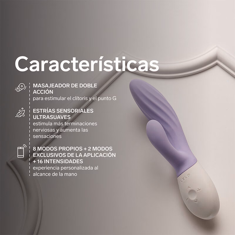 LELO - INA TWIST VIBRADOR RABBIT PUNTO G Y CLÍTORIS LAVANDA - Imagen 10
