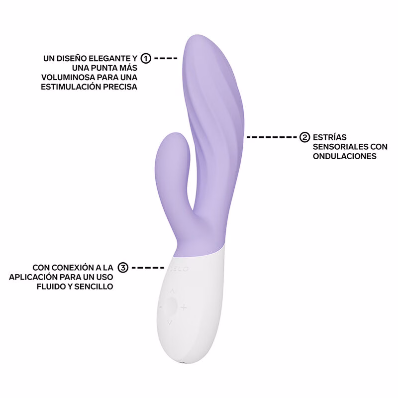 LELO - INA TWIST VIBRADOR RABBIT PUNTO G Y CLÍTORIS LAVANDA - Imagen 3