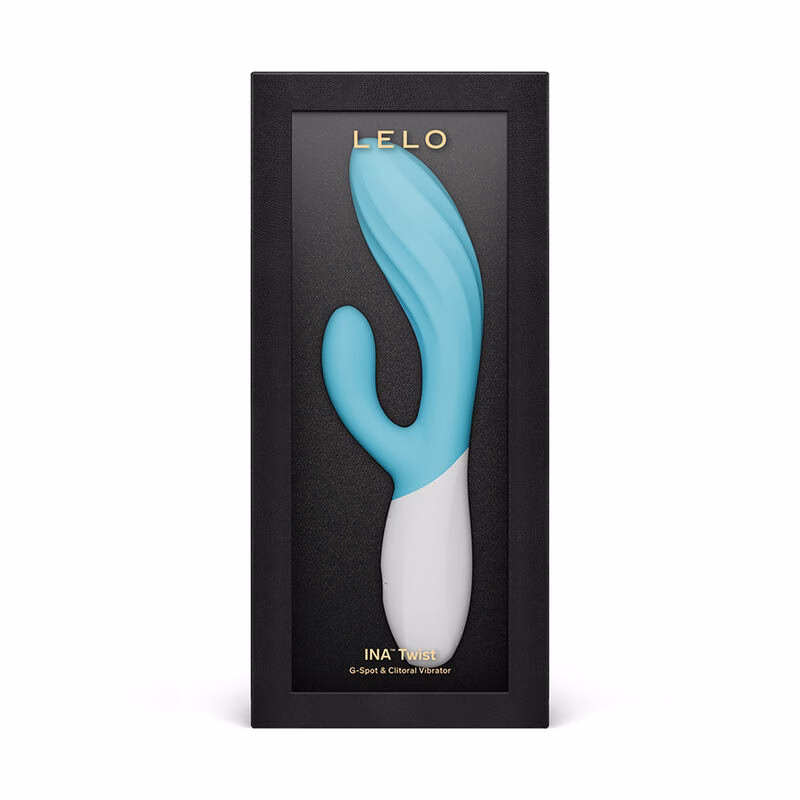 LELO - INA TWIST VIBRADOR RABBIT PUNTO G Y CLÍTORIS TURQUESA - Imagen 4