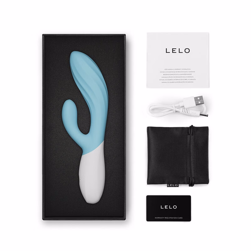 LELO - INA TWIST VIBRADOR RABBIT PUNTO G Y CLÍTORIS TURQUESA - Imagen 5