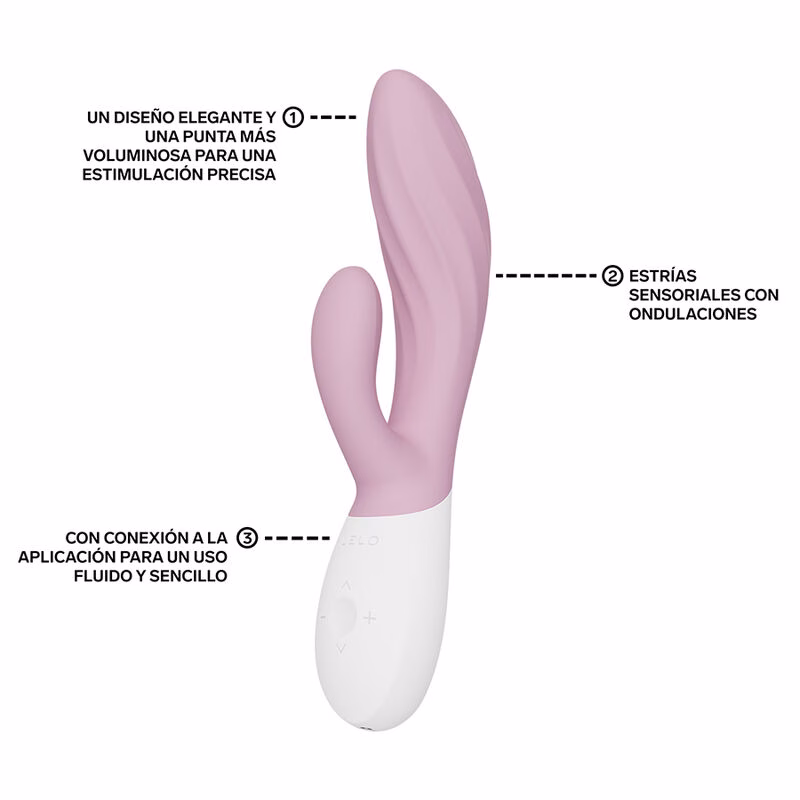 LELO - INA TWIST VIBRADOR RABBIT PUNTO G Y CLÍTORIS ROSA - Imagen 3