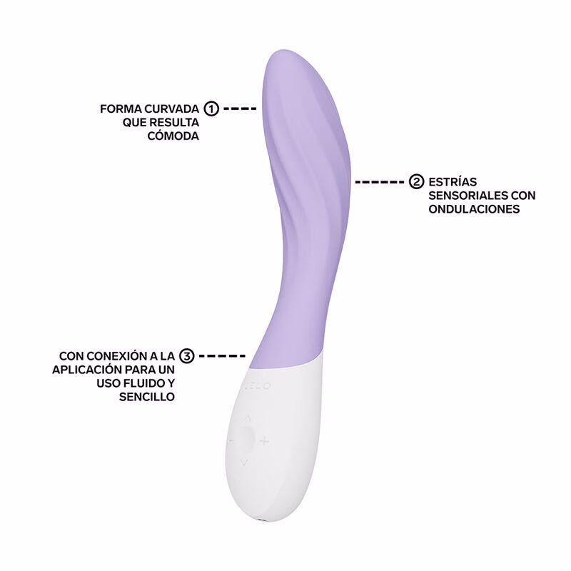 LELO - MONA TWIST VIBRADOR PARA PUNTO G RECARGABLE APP CONTROL LAVANDA LILA - Imagen 3