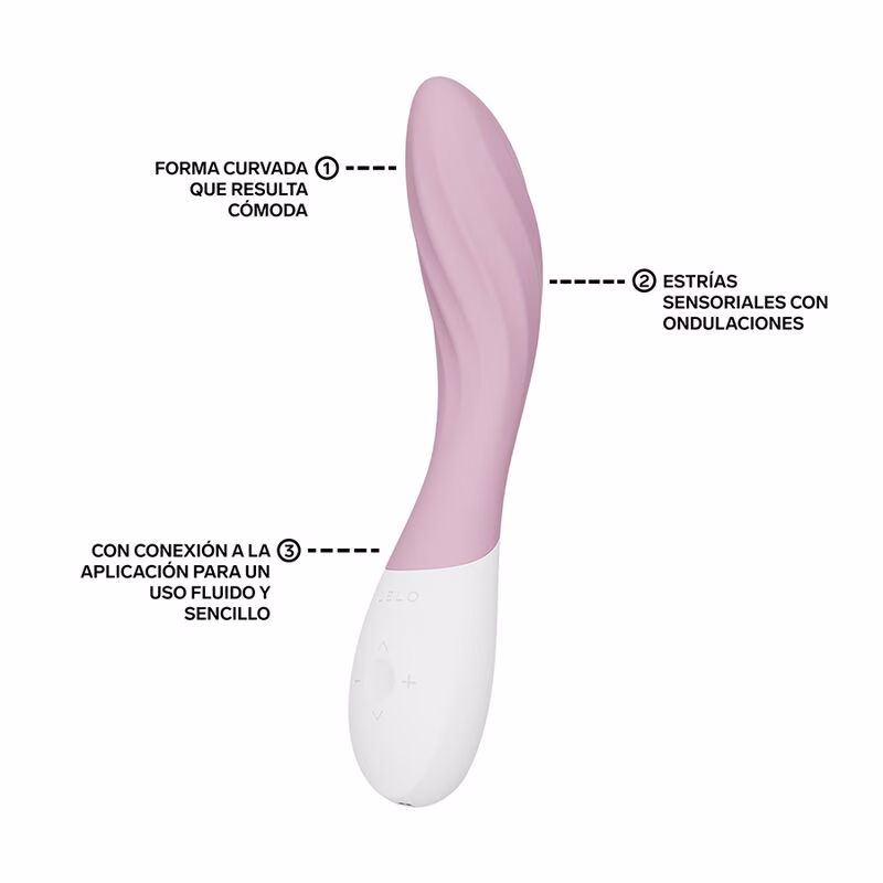 LELO - MONA TWIST VIBRADOR PARA PUNTO G RECARGABLE APP CONTROL LAVANDA ROSA - Imagen 3