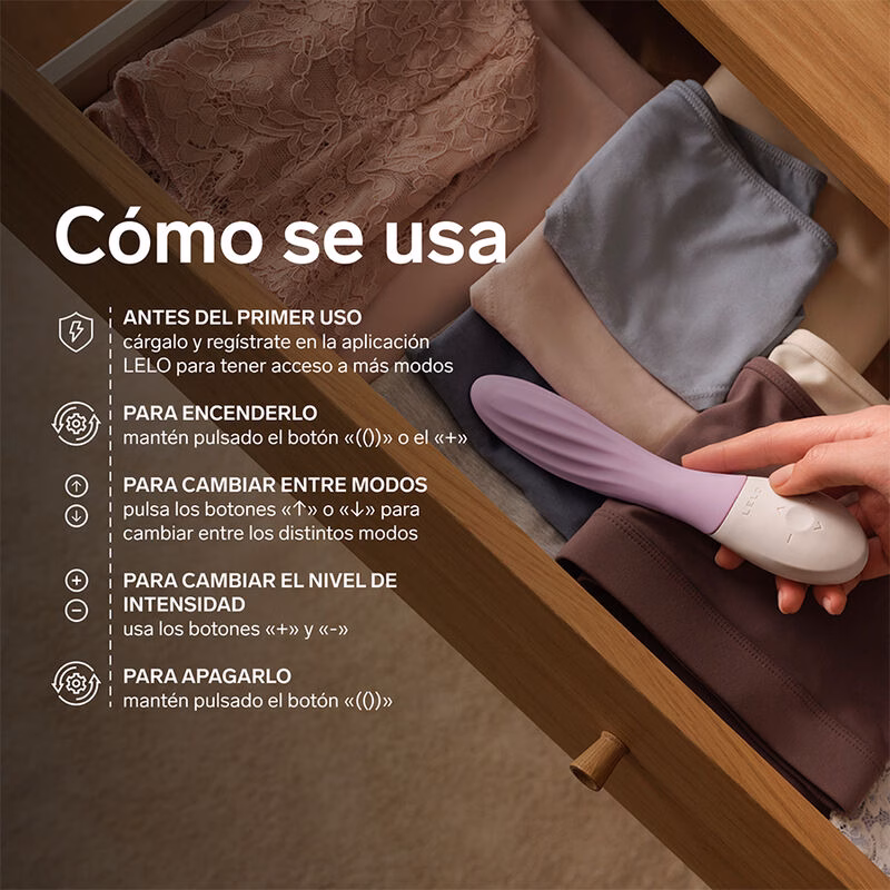 LELO - MONA TWIST VIBRADOR PARA PUNTO G RECARGABLE APP CONTROL LAVANDA ROSA - Imagen 7