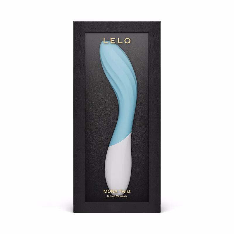 LELO - MONA TWIST VIBRADOR PARA PUNTO G RECARGABLE APP CONTROL LAVANDA TURQUESA - Imagen 4