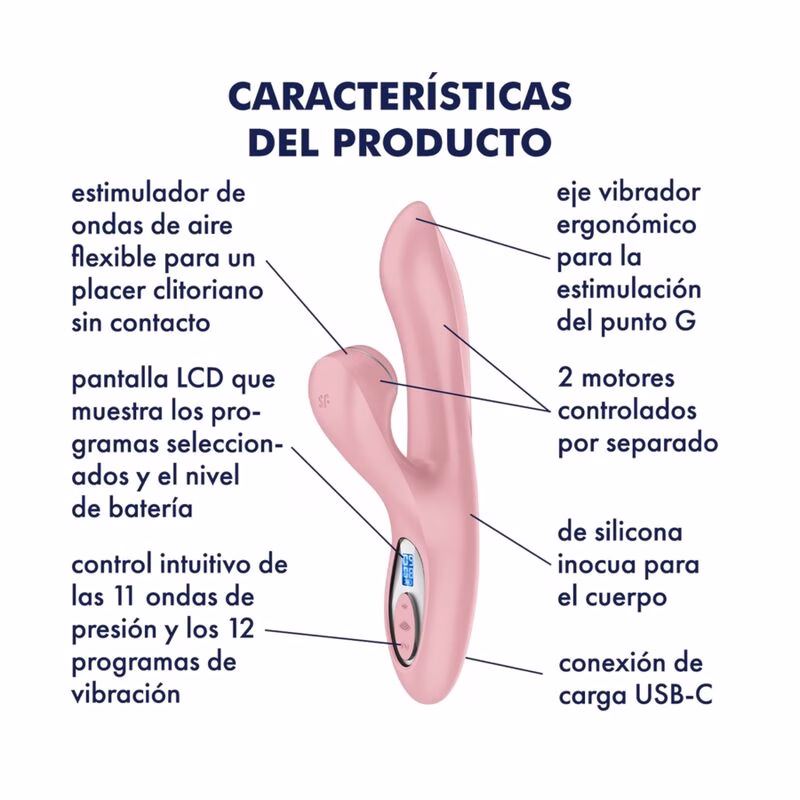 SATISFYER - PRO+ G-SPOT GENERATION 2 ROSA - Imagen 6