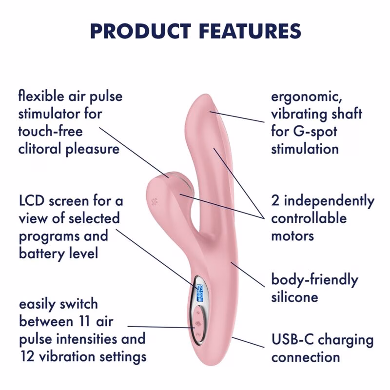 SATISFYER - PRO+ G-SPOT GENERATION 2 ROSA - Imagen 7