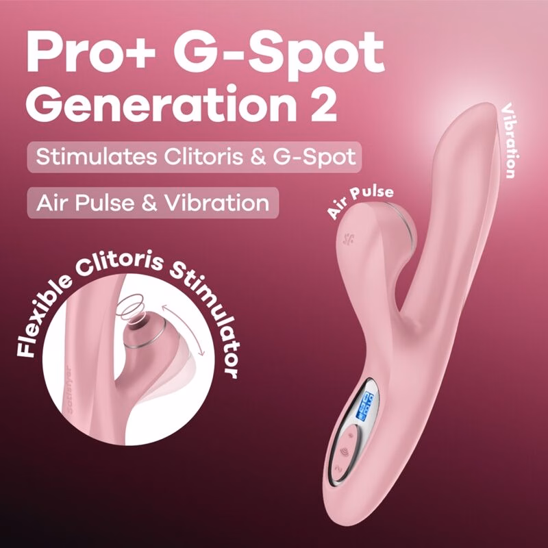 SATISFYER - PRO+ G-SPOT GENERATION 2 ROSA - Imagen 9