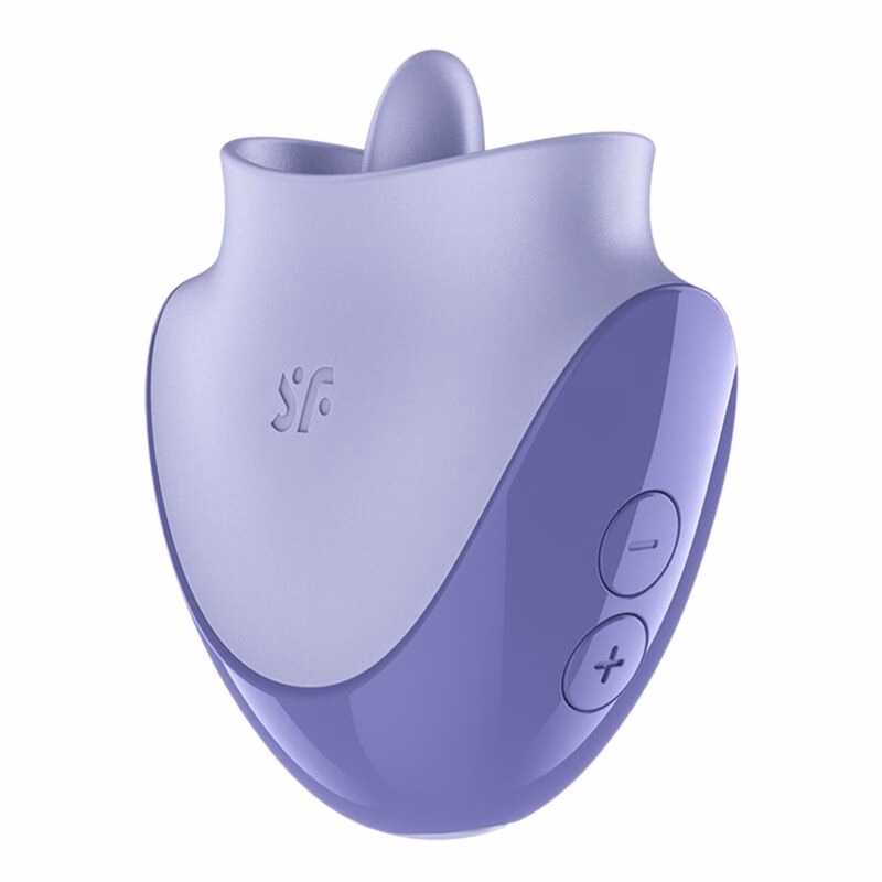 SATISFYER – TONGUE DANCER ESTIMULADOR CLITORIANO CON VIBRACIÓN Y PULSACIONES LILA