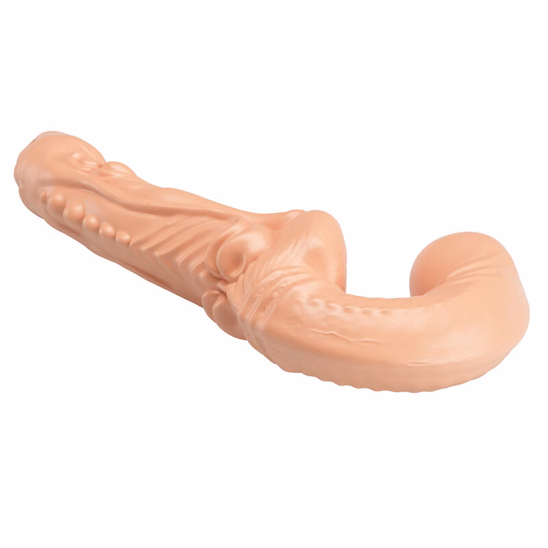 BAILE - EMMA STRAP-ON DOBLE PENETRACIÓN TEXTURIZADO NATURAL - Imagen 7