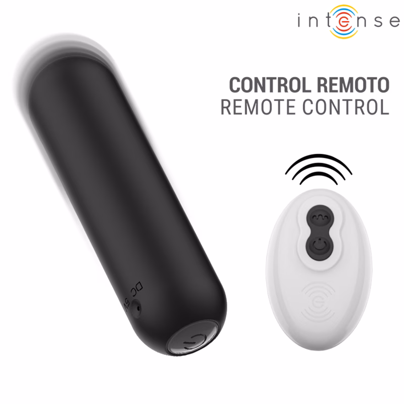 INTENSE - JUDY BALA VIBRADORA RECARGABLE CON CONTROL REMOTO NEGRO - Imagen 3