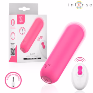 INTENSE - JUDY BALA VIBRADORA RECARGABLE CON CONTROL REMOTO ROSA