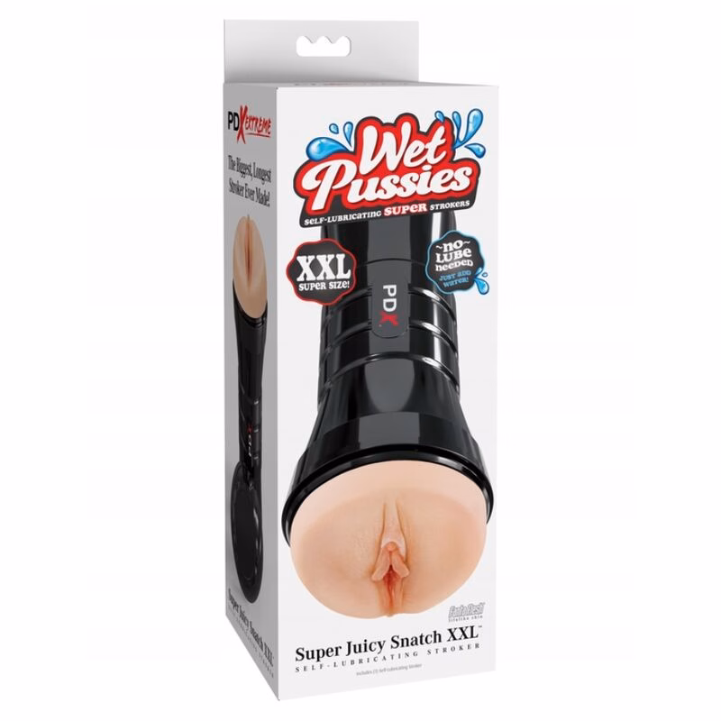 PDX EXTREME - MASTURBADOR WET PUSSIES SUPER JUICY SNATCH XXL LIGHT - Imagen 5