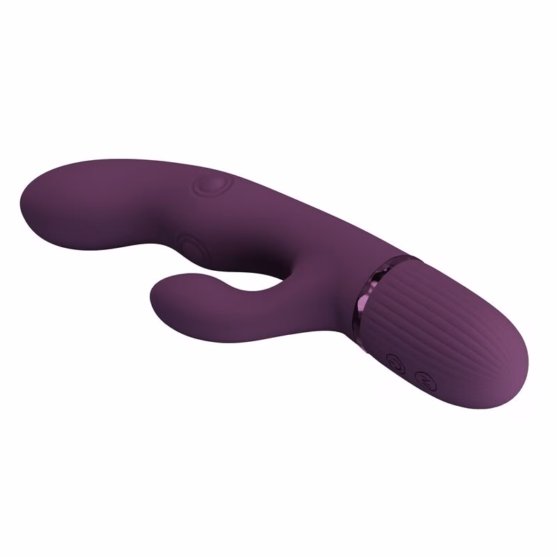 PRETTY LOVE - ZACH VIBRADOR RABBIT RECARGABLE CON EMPUJE 5+5 FUNCIONES - Imagen 7