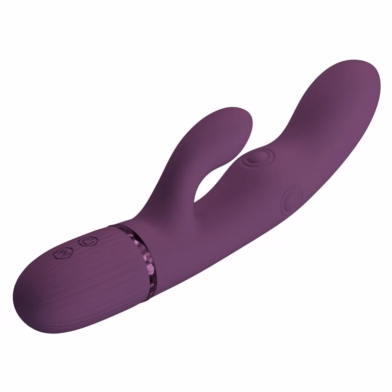 PRETTY LOVE - ZACH VIBRADOR RABBIT RECARGABLE CON EMPUJE 5+5 FUNCIONES - Imagen 6