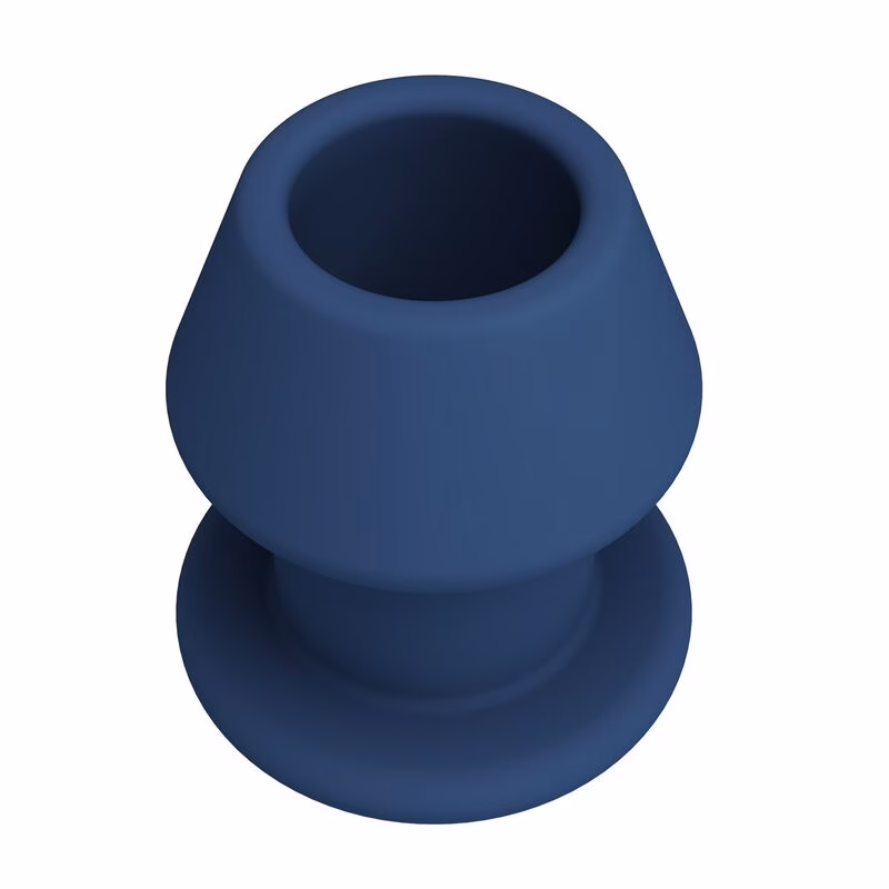 MR PLAY - JACK PLUG ANAL HUECO SILICONA AZUL TALLA M - Imagen 4